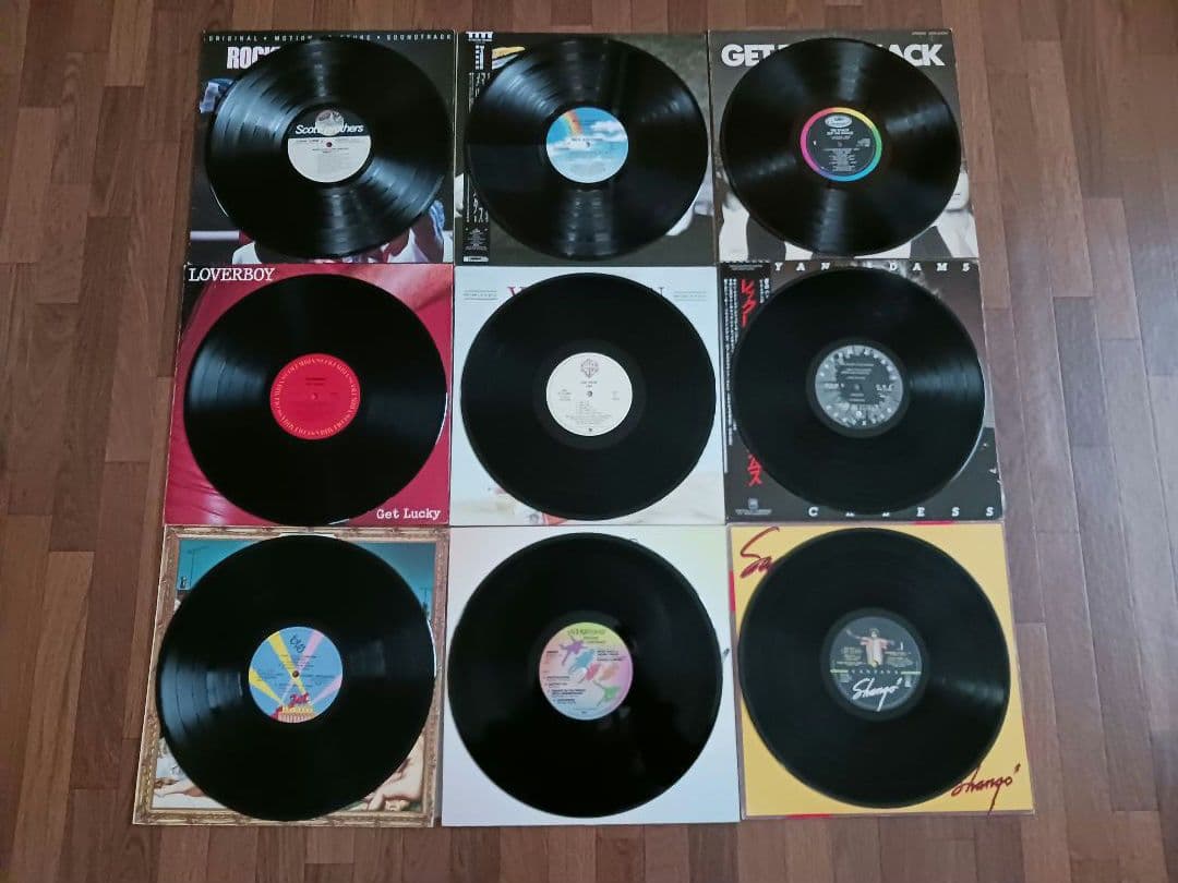 80's ROCK系ディスコ《レコード》LP盤9枚セット まとめ売り