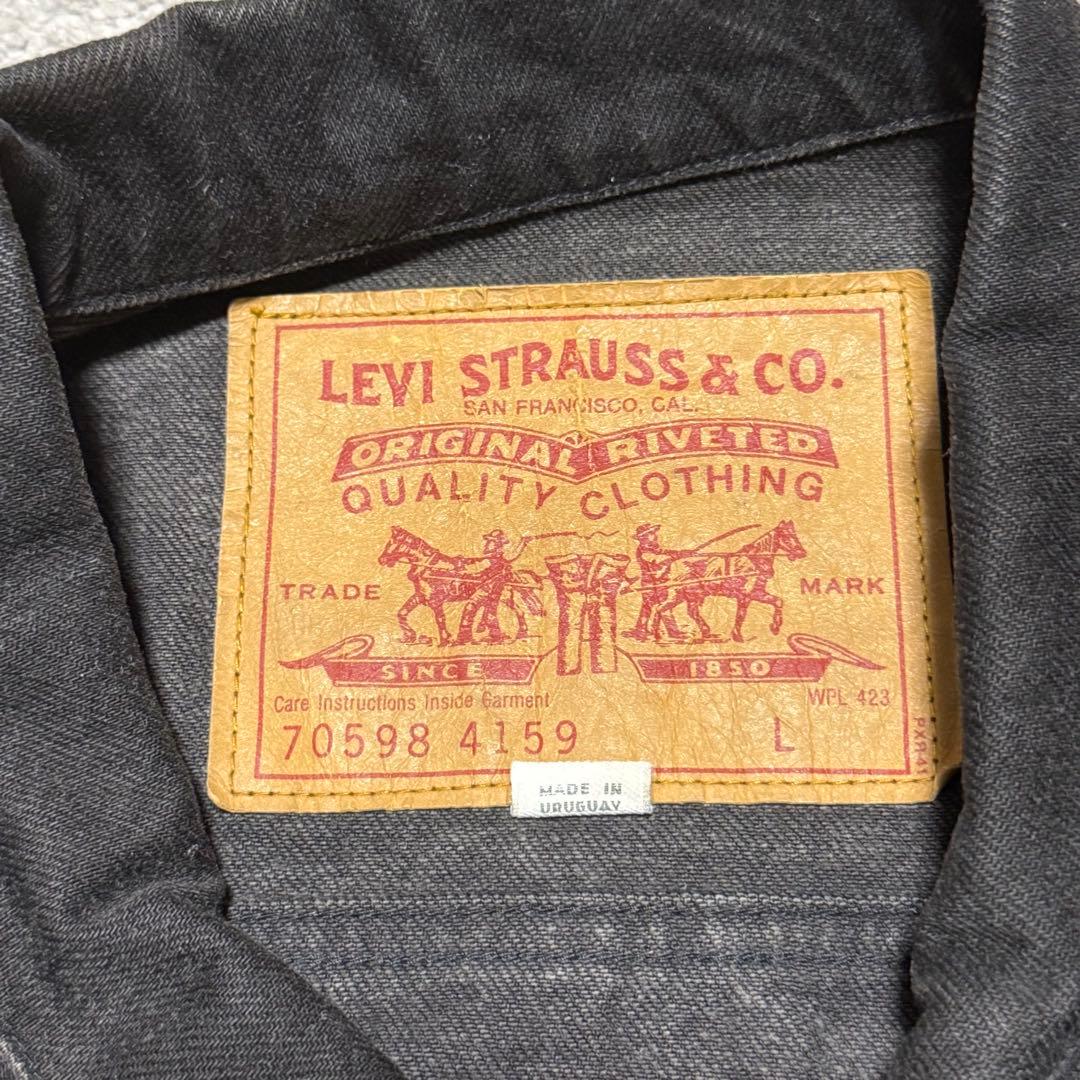 90's Levi's 70598 4159 ブラックデニムジャケット 雰囲気系
