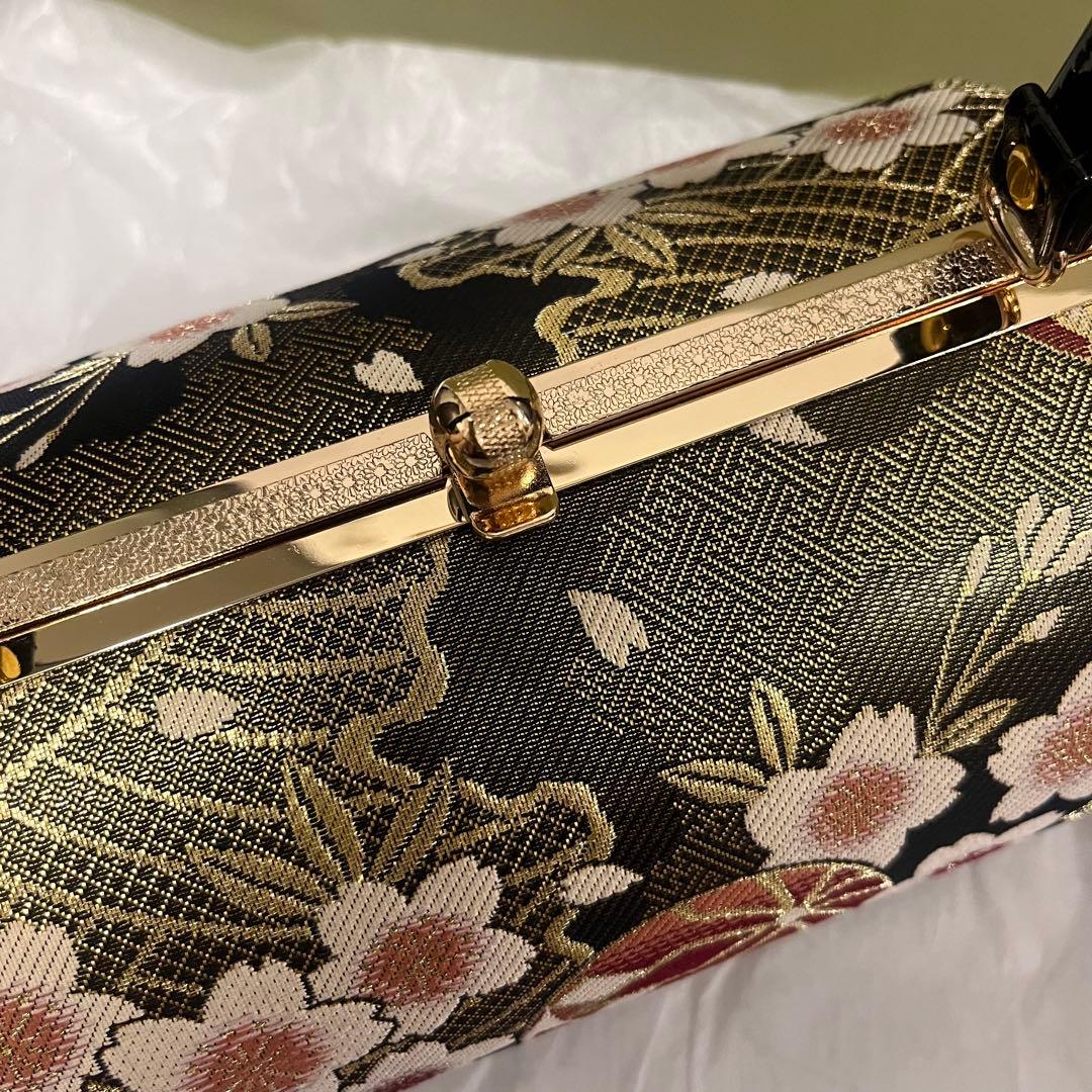【着物·振袖】和装バッグ、草履セット