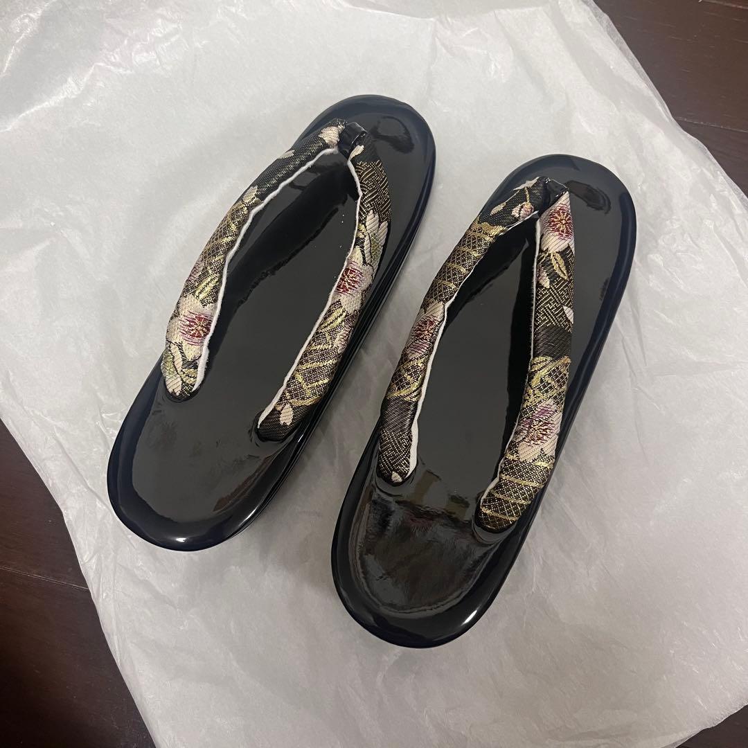 【着物·振袖】和装バッグ、草履セット
