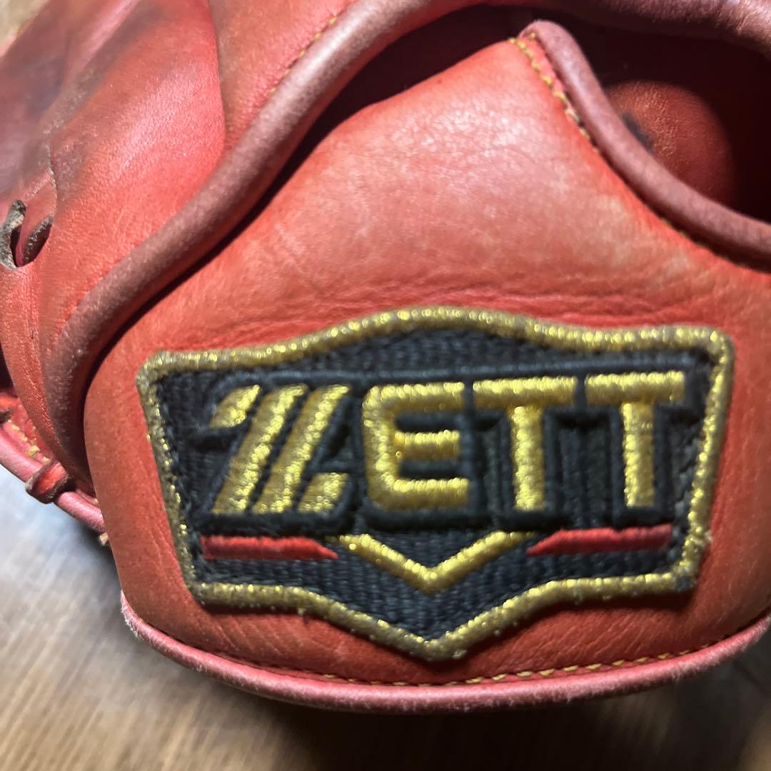 ZETT 一般軟式用キャッチャーミット 右投げ用 レッド 早い者勝ちです！
