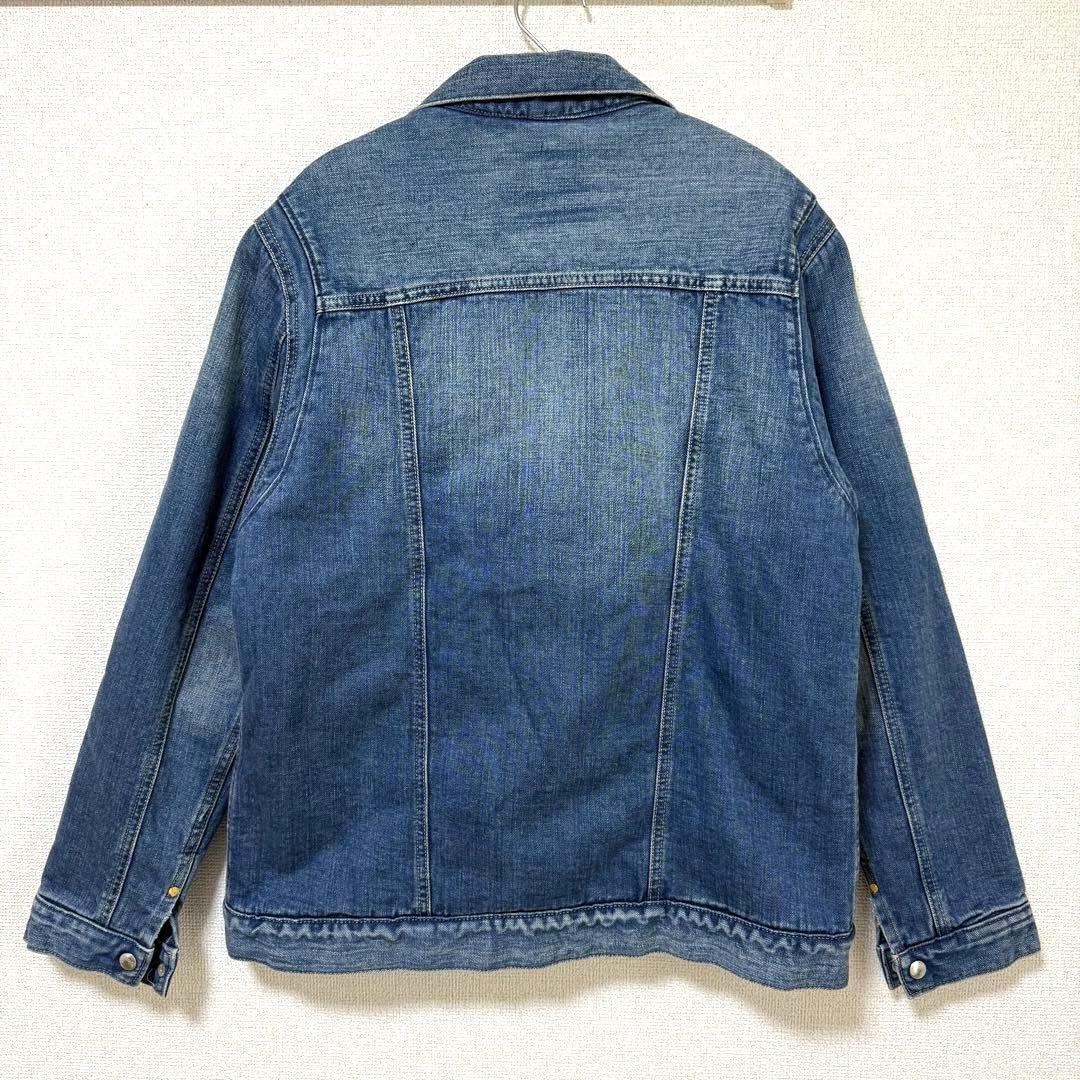 【美品】Wrangler ラングラー ボア デニムジャケット L 裏ボア ブルー