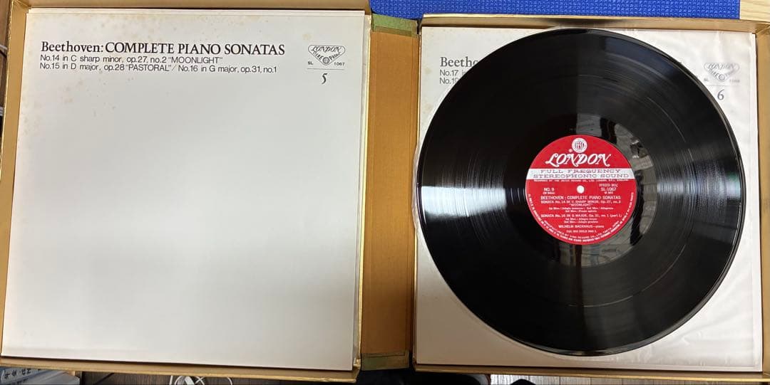 バックハウス　ベートーヴェンピアノソナタ全集　LP10枚組