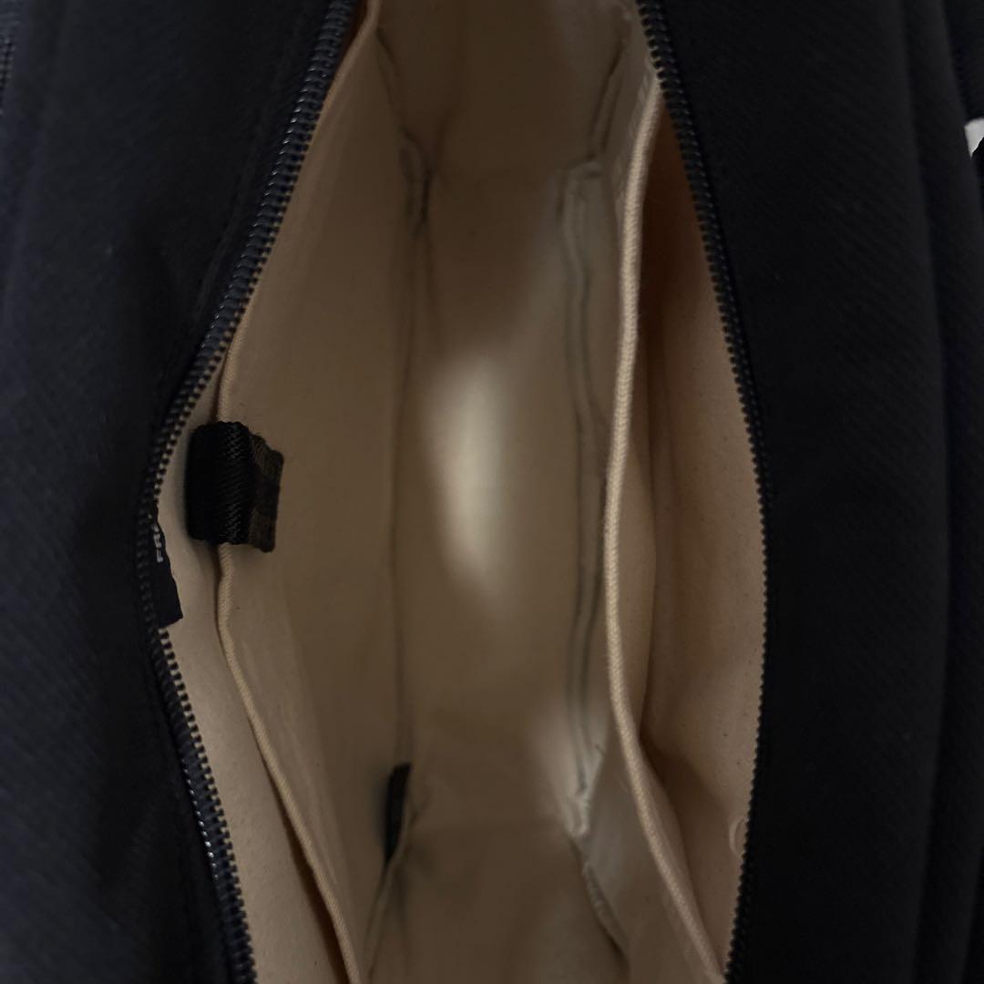 FRED PERRY スクエアトートバッグ レザー