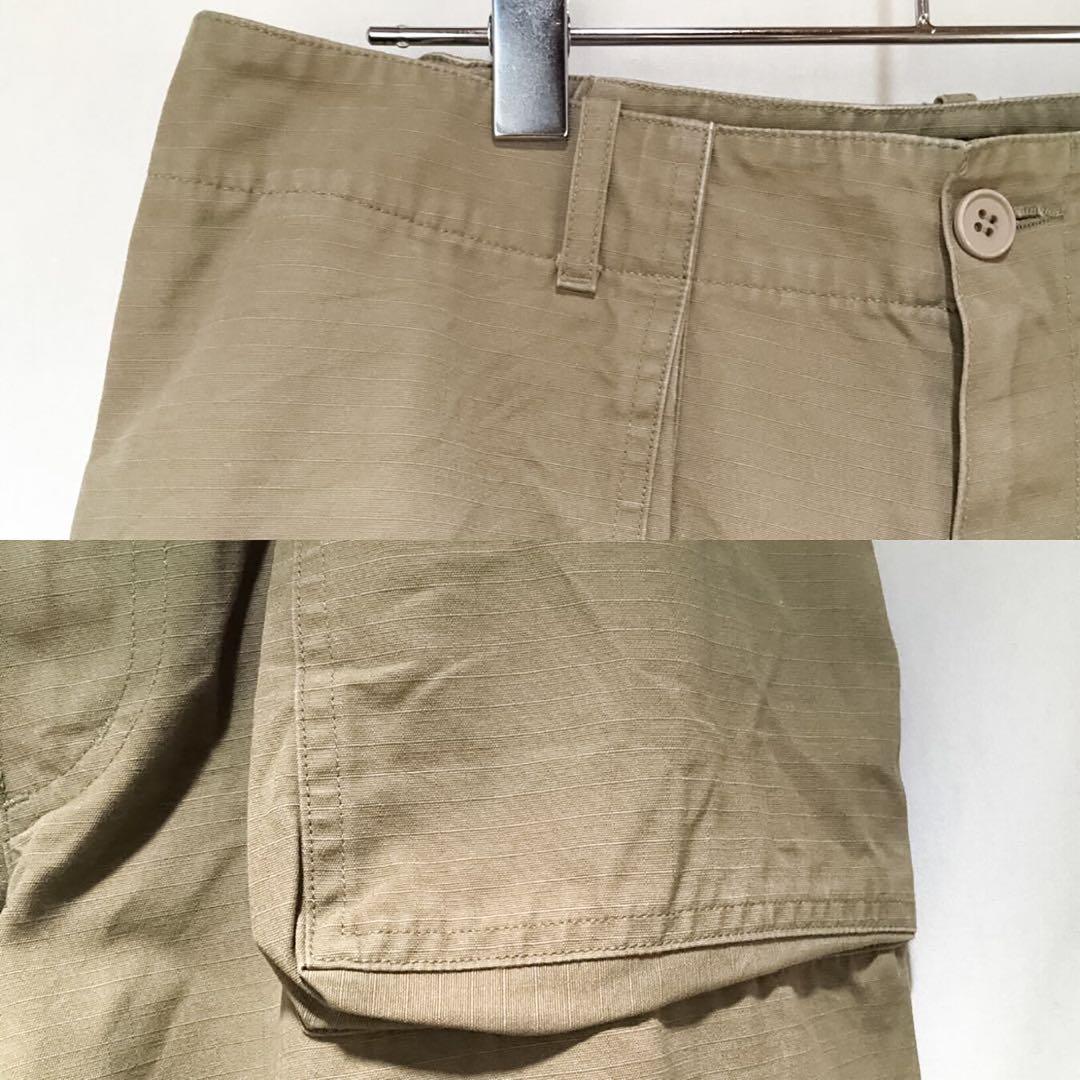 90s APC フランス製古着 ミリタリーカーゴパンツ ワークパンツ カーキML