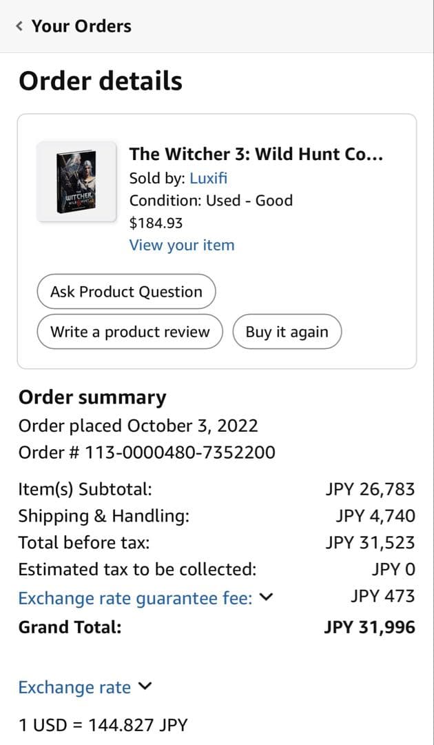 洋書 Witcher 3 Wild Hunt Collector's Guide
