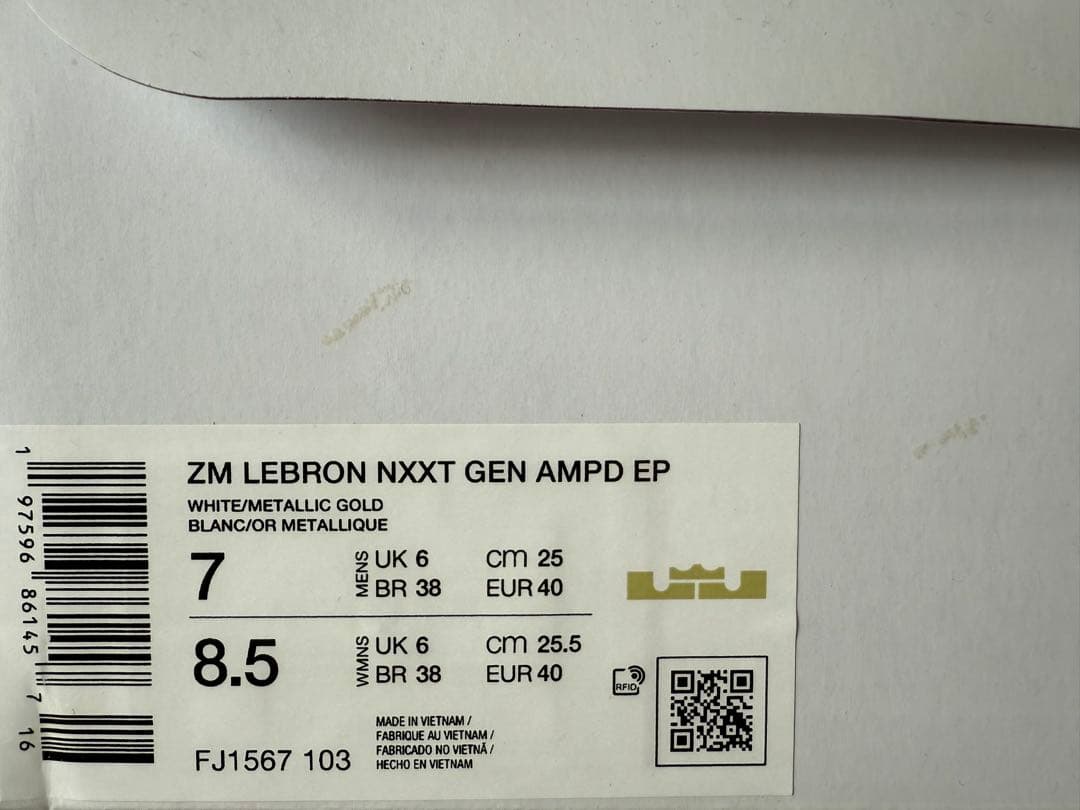 シューズ(女性用) NIKE ZM LEBRON NXXT GEN AMPD EP