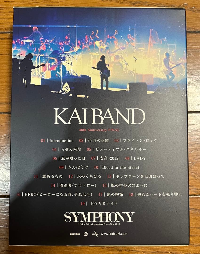 ミュージック KAI BAND 40th Anniversary FINAL SYMPHONY