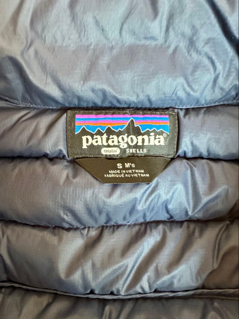 patagonia ダウンベスト S ネイビー　SP24