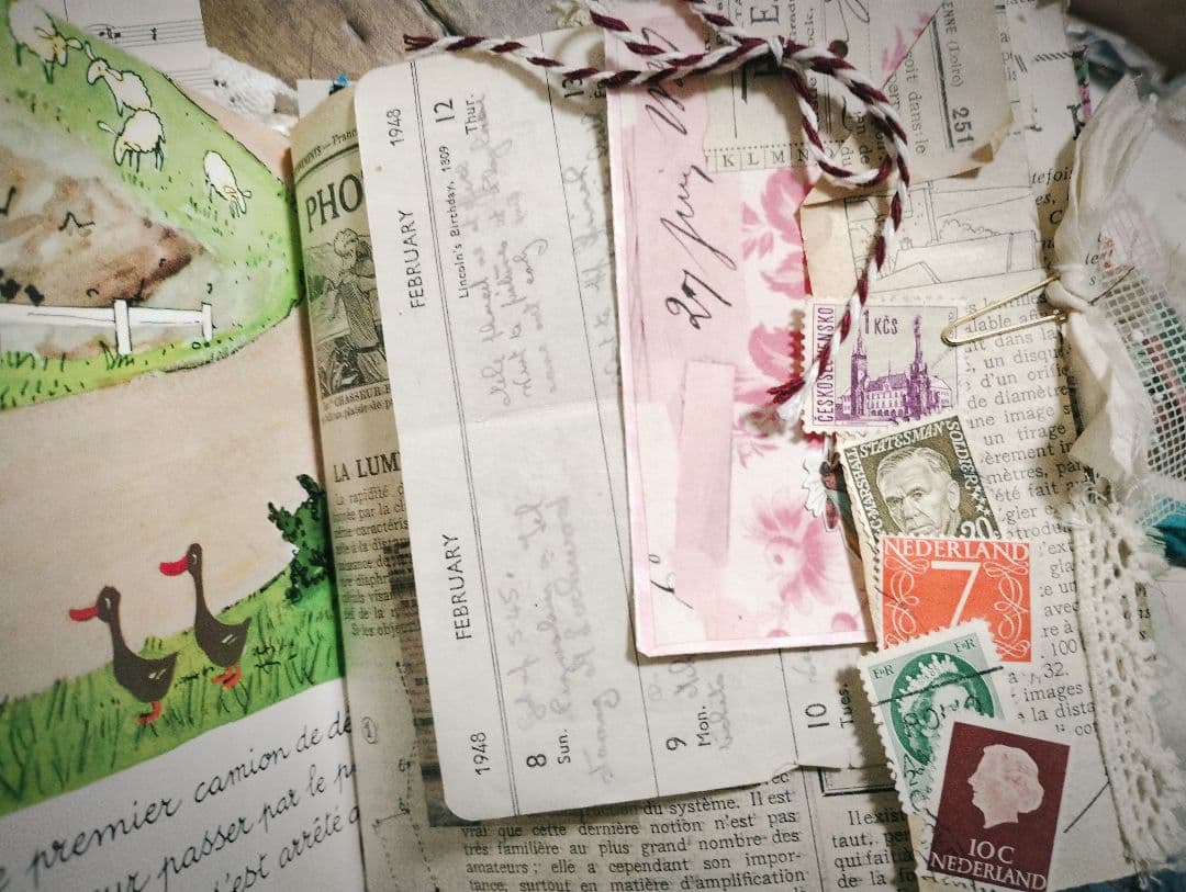 ジャンクジャーナル junkjournal 雑記帳 ❈ a