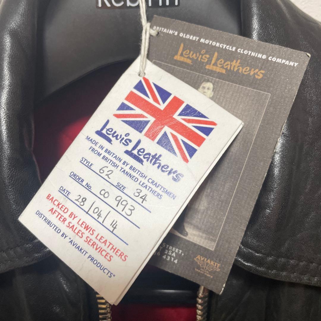 Lewis Leathers BLACK ARROW No. 62 サイズ34