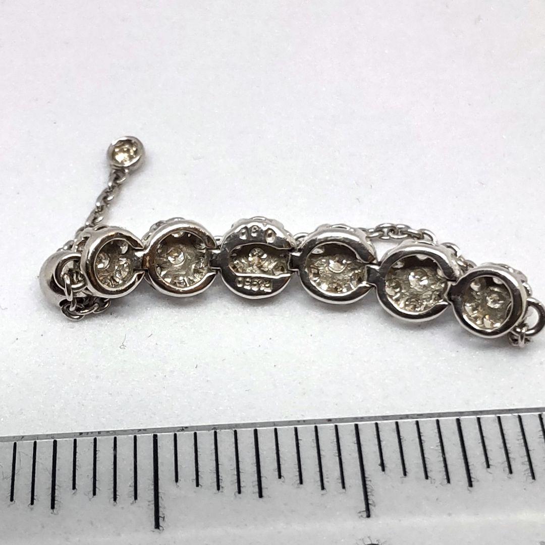 pt950ダイヤモンドチェーンリング0.3ct