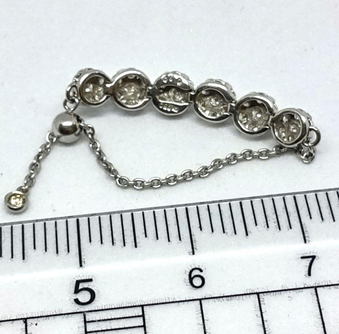 pt950ダイヤモンドチェーンリング0.3ct