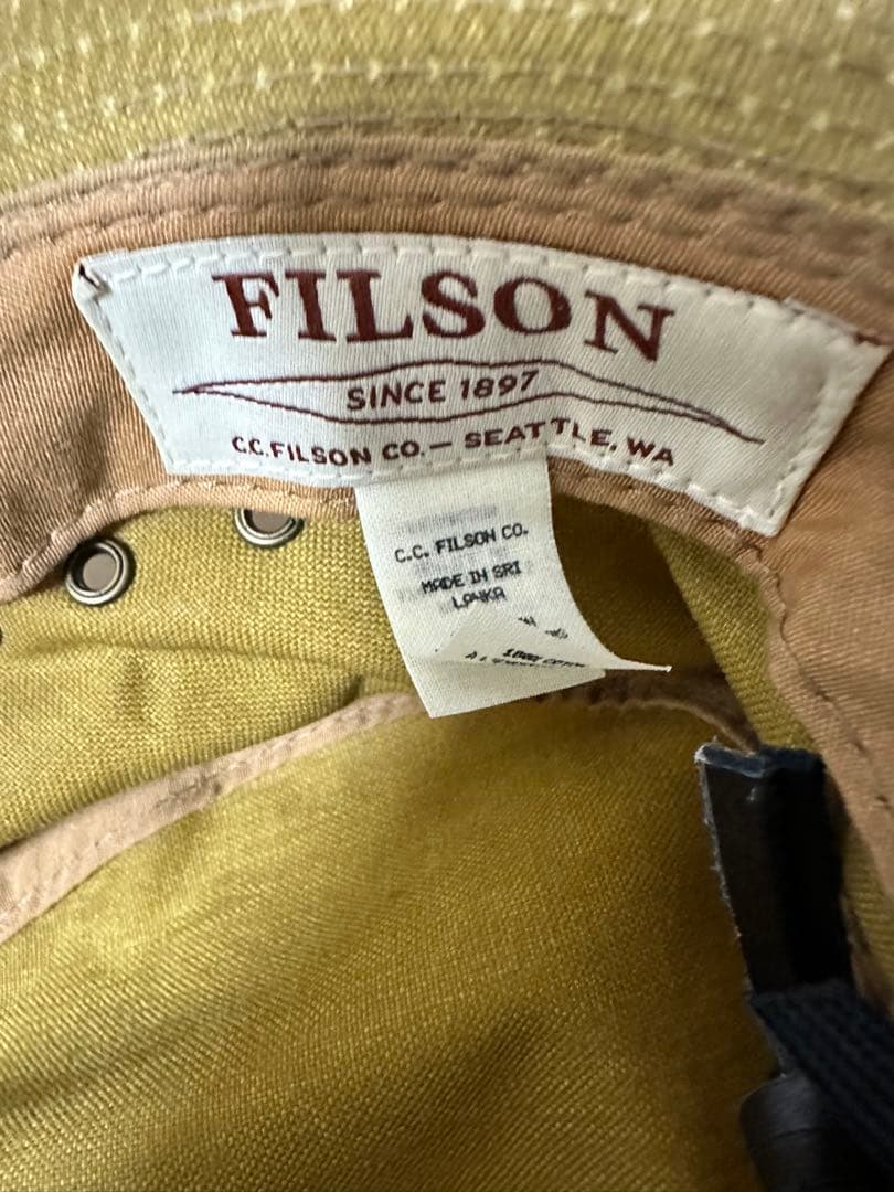 帽子 FILSON TIN CLOTH BUSH HAT sizeL