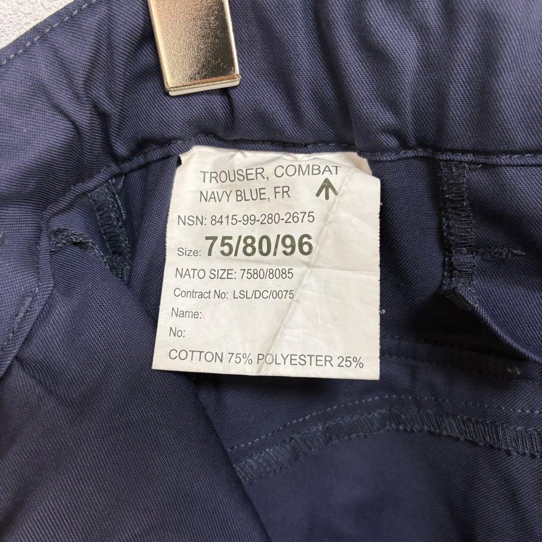 【美品】90sイギリス軍  Navy カーゴパンツ サイズS相当