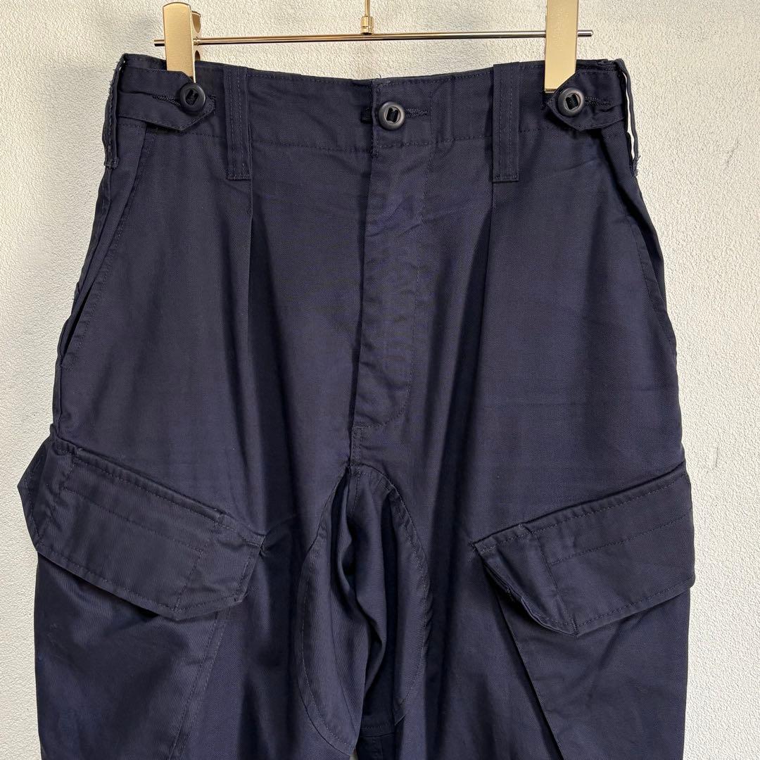 【美品】90sイギリス軍  Navy カーゴパンツ サイズS相当