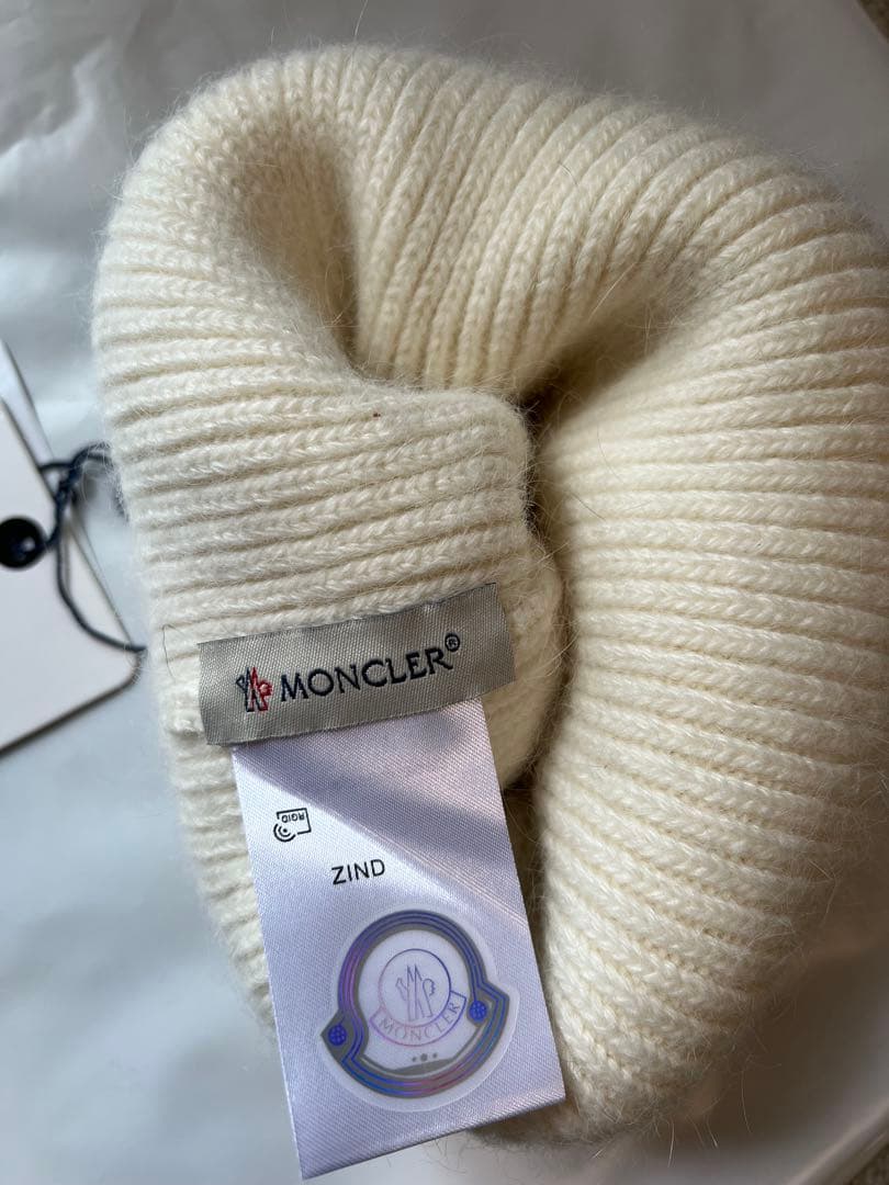 MONCLER ZIND アイボリー ビーニー