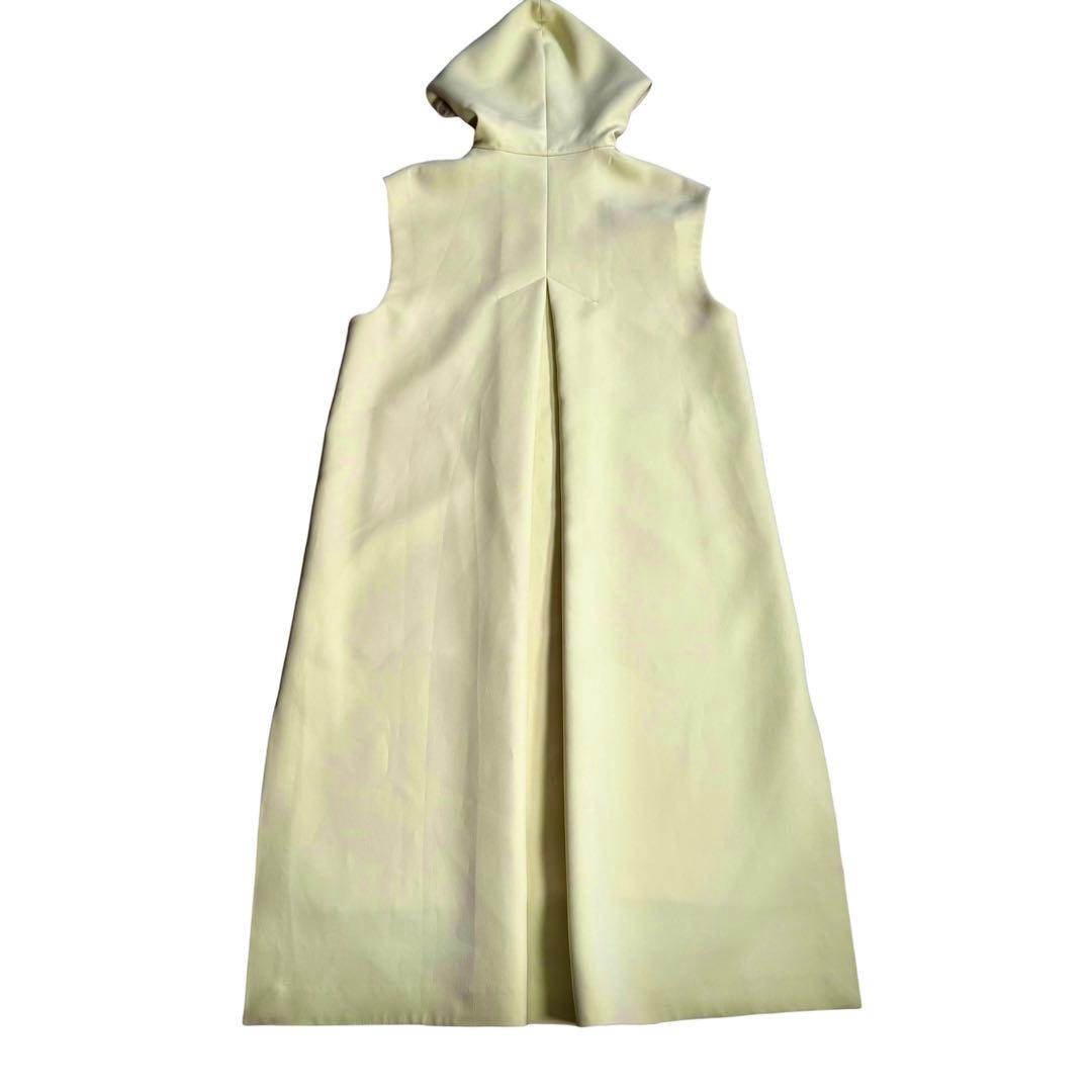 【美品】ADORE アドーア トリプルクロスジレ イエロー 38 ロングベスト