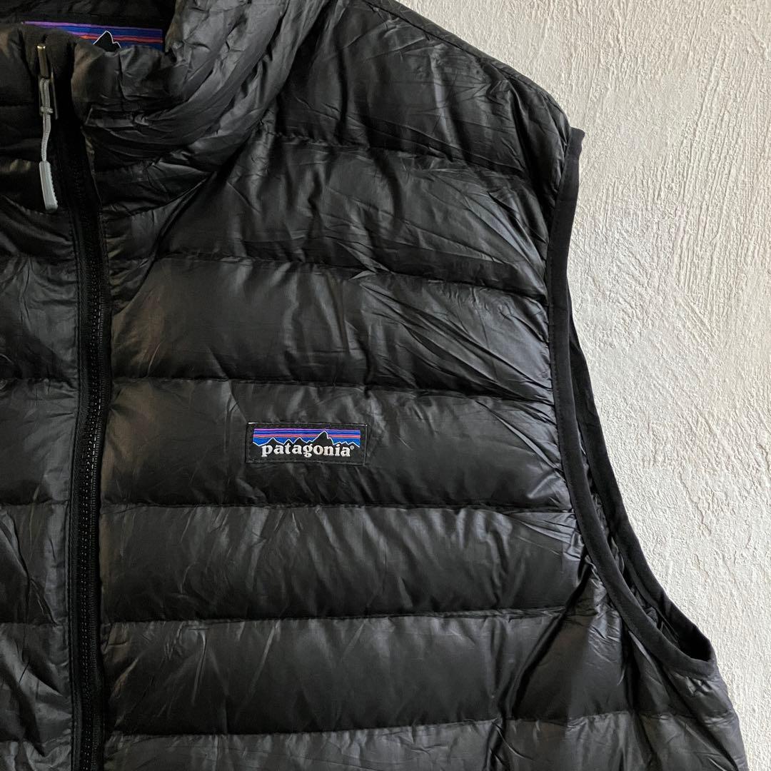 美品 patagonia ダウンセーター ベスト ブラック L パタゴニア