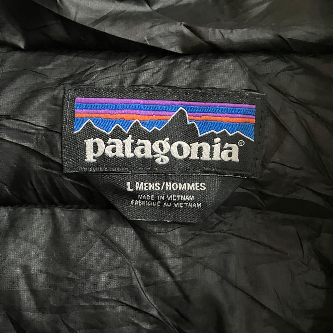 美品 patagonia ダウンセーター ベスト ブラック L パタゴニア