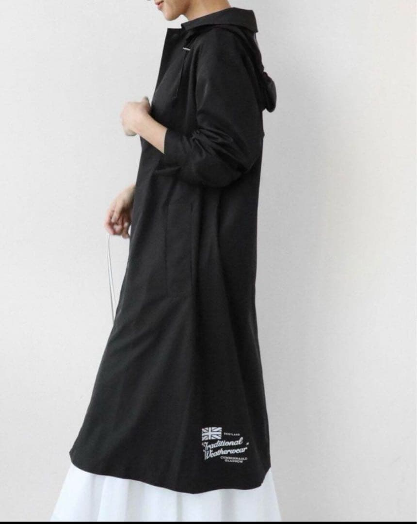 【美品】TRADITIONAL WEATHERWEAR レインコート　ブラック