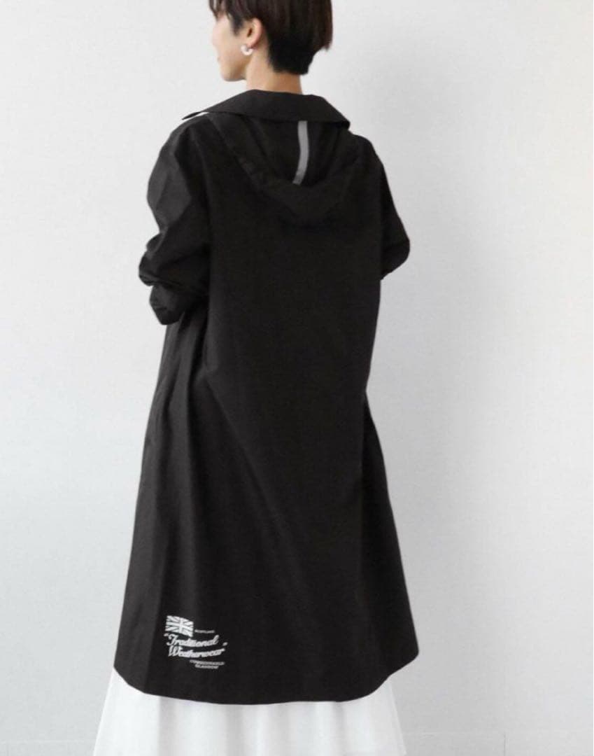 【美品】TRADITIONAL WEATHERWEAR レインコート　ブラック