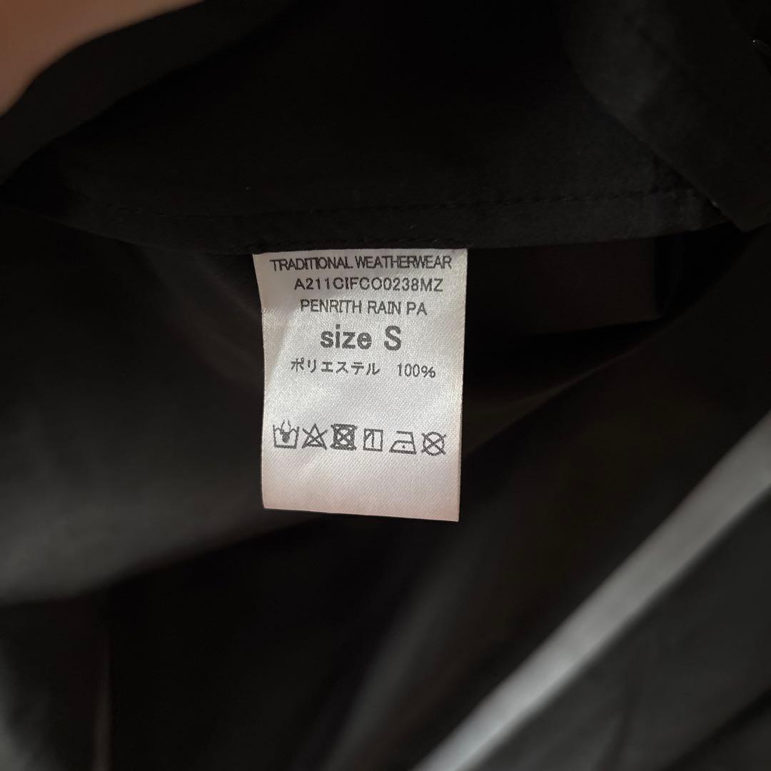 【美品】TRADITIONAL WEATHERWEAR レインコート　ブラック