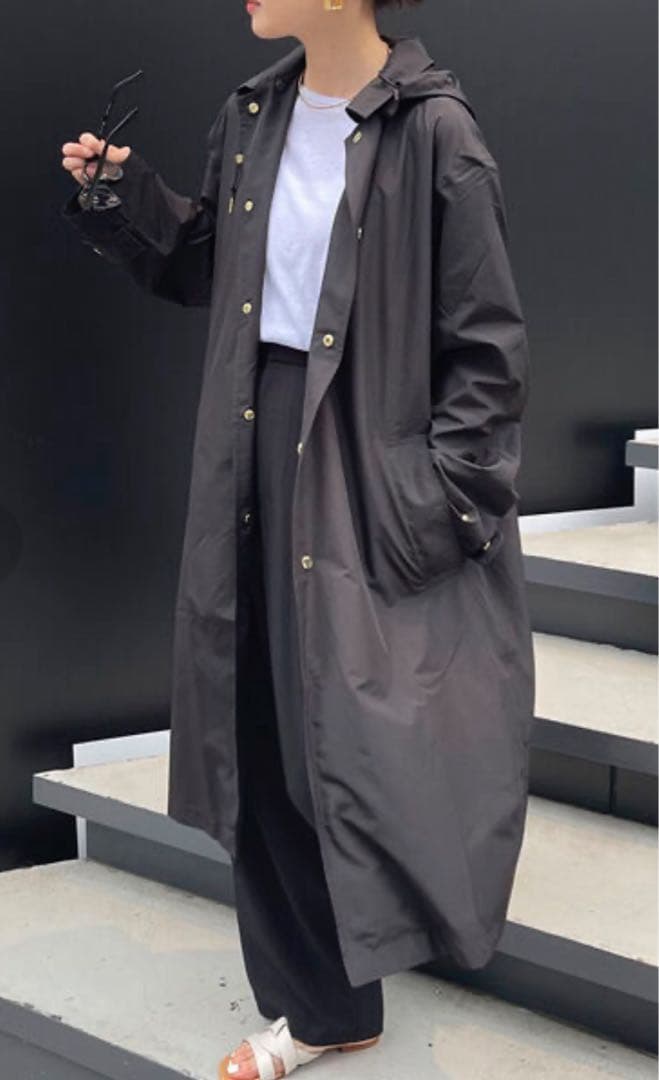 【美品】TRADITIONAL WEATHERWEAR レインコート　ブラック