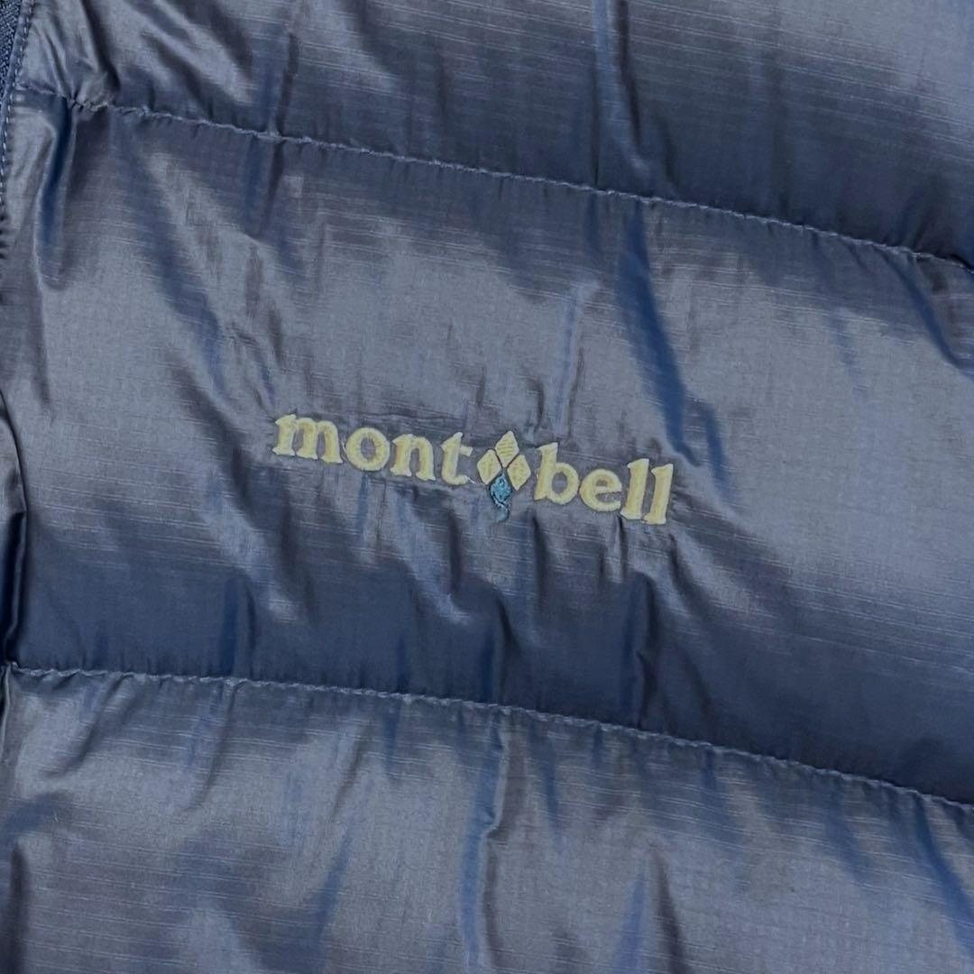 【美品】mont-bell モンベル ライトアルパイン ダウンベスト ネイビー