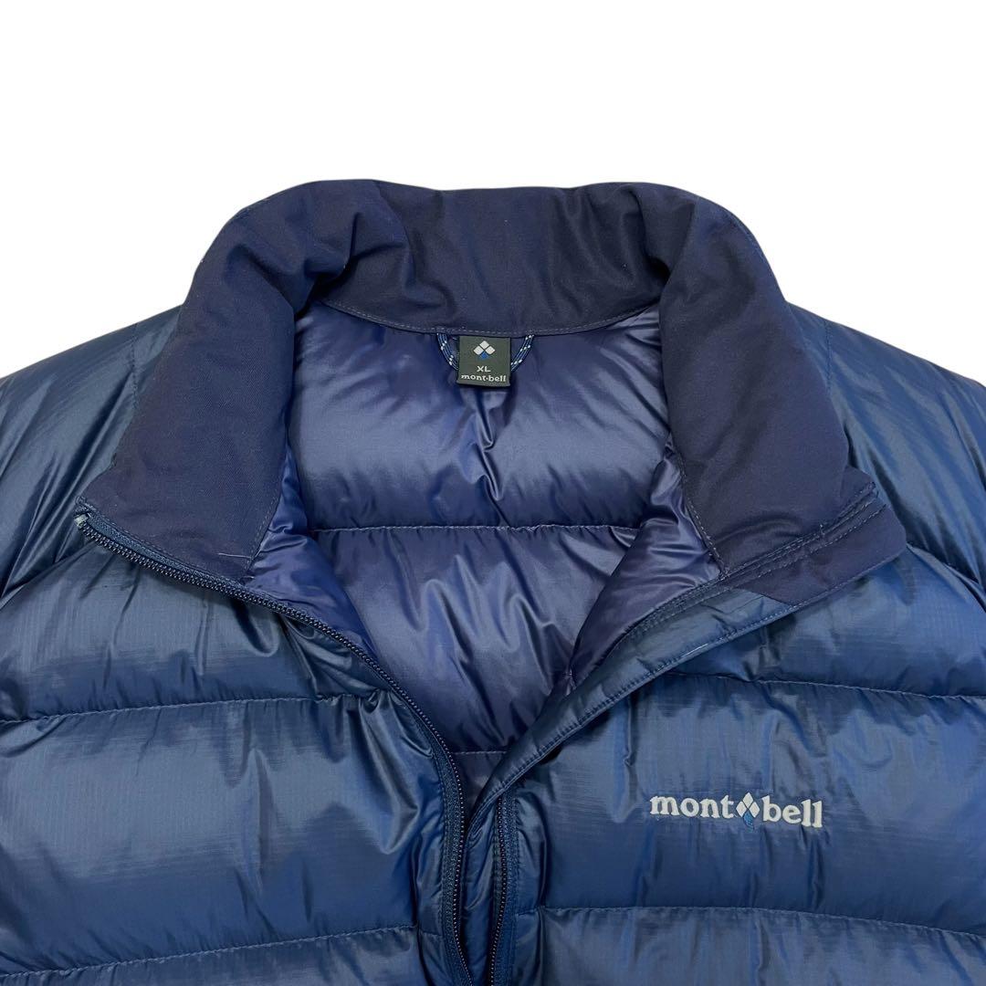 【美品】mont-bell モンベル ライトアルパイン ダウンベスト ネイビー