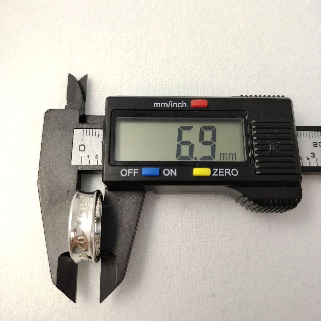 ティファニー 12号 1837 ナローリング シルバー925