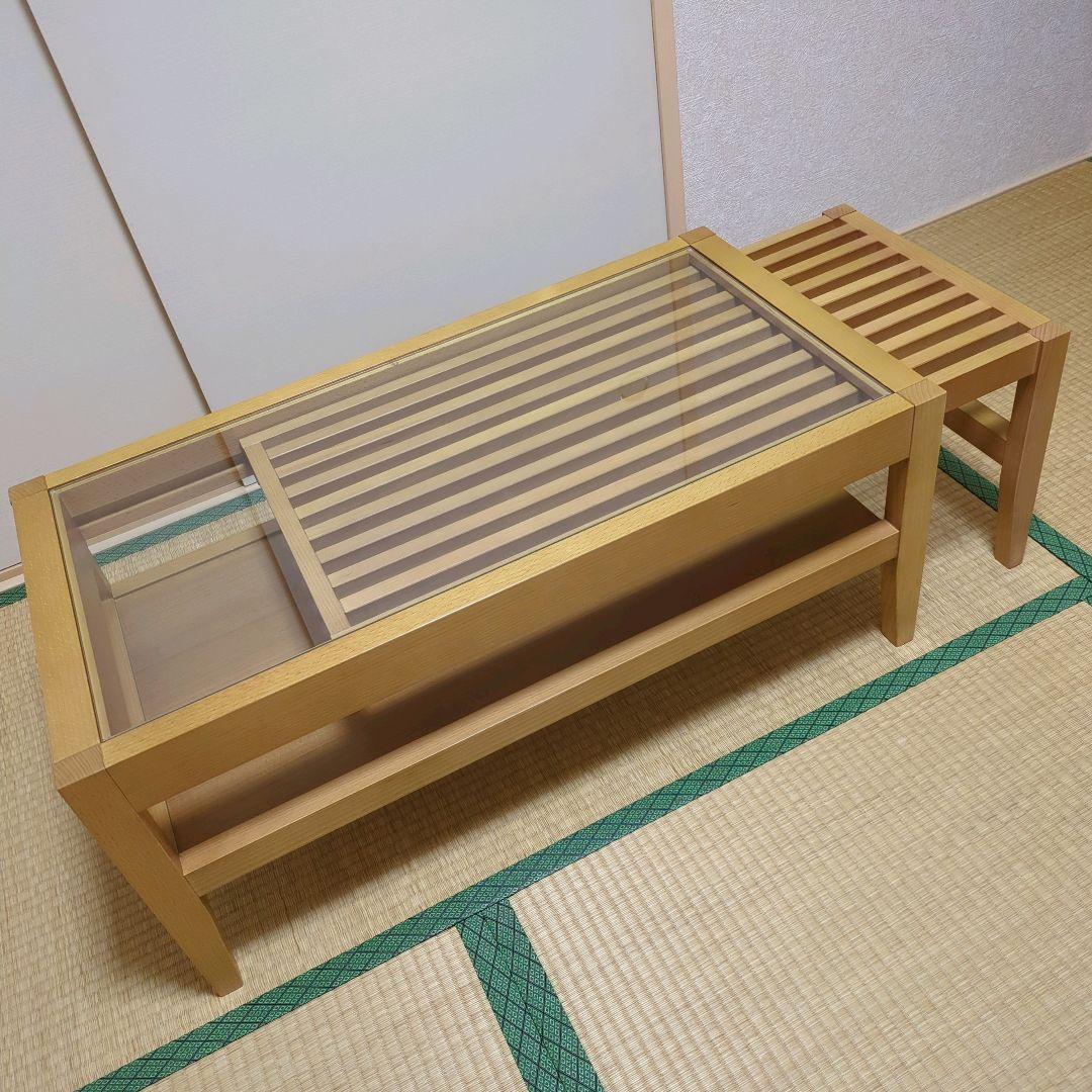 KEYUKA モスコ スライドリビングテーブル ケユカ ローテーブル