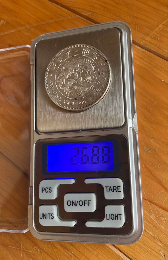 一圓銀貨　明治38年　円銀　本物