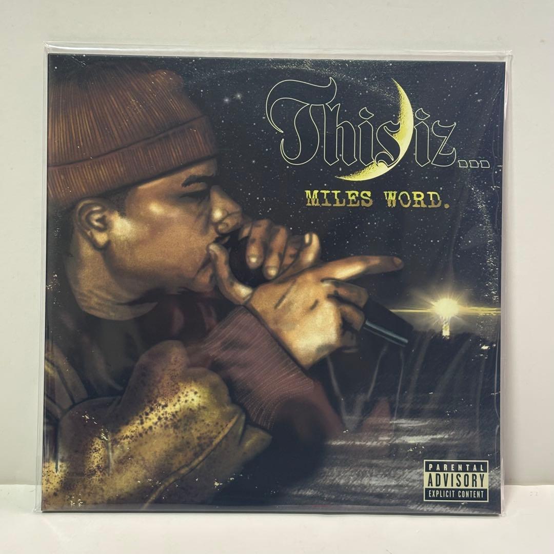 This iz MILES WORD 2LP レコード dlip records