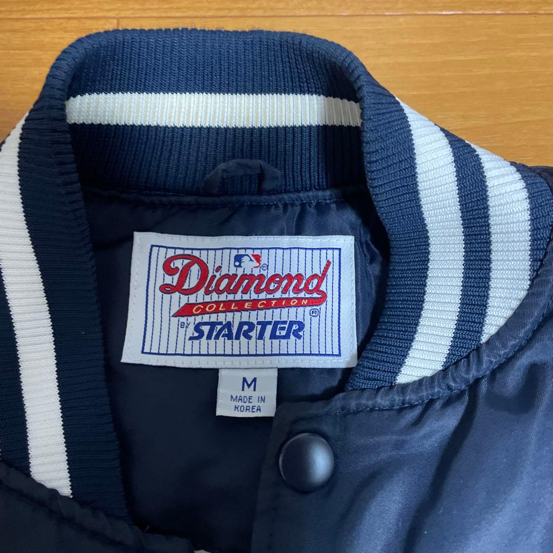 希少 スタータースタジャン ヤンキース 紺