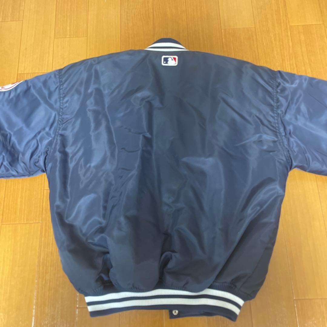 希少 スタータースタジャン ヤンキース 紺