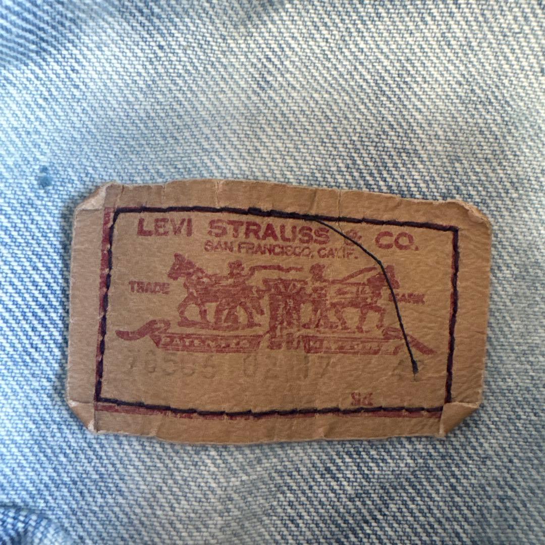80s euro levi's 70506 0217 フランス製 ブリーチ 42