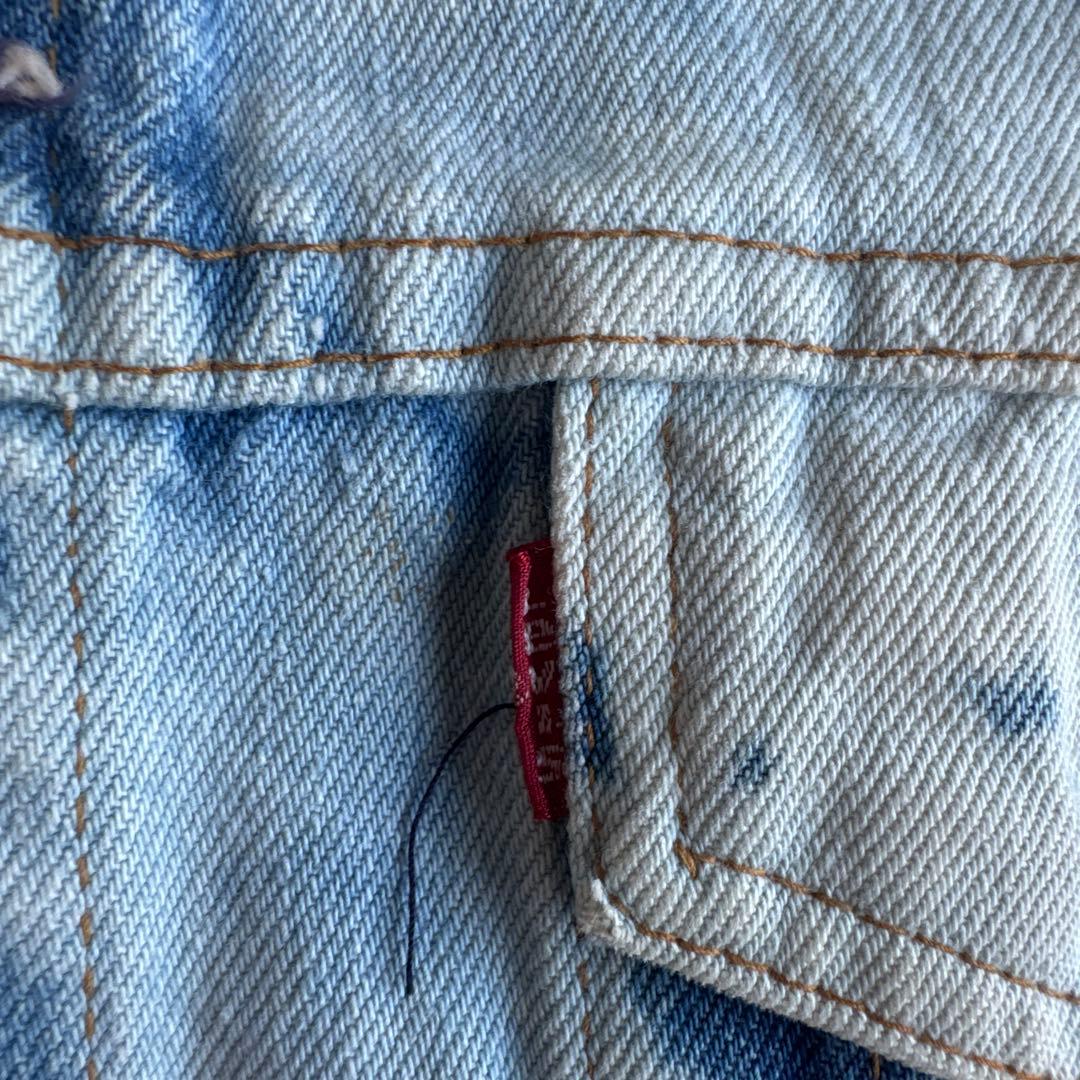 80s euro levi's 70506 0217 フランス製 ブリーチ 42