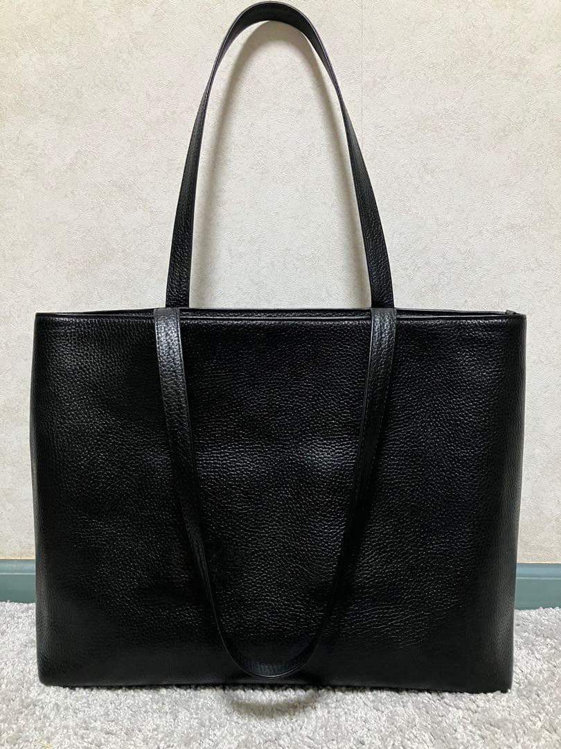 HushTug レザートート ブラック