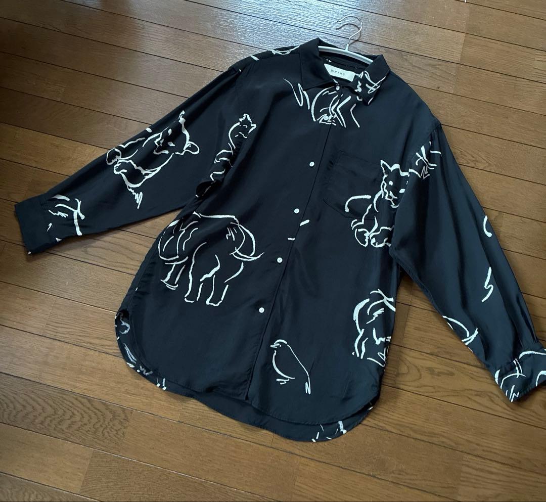 も*ち様 美品★WRYHT★ONE-PIECE COLLAR BLOUSE