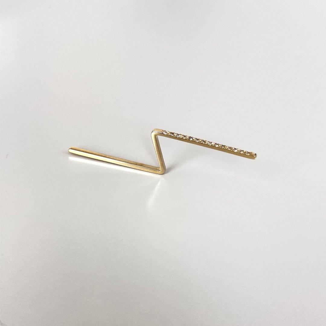アクセサリー SHIHARA Diamond Post Pierce 0101 18K YG