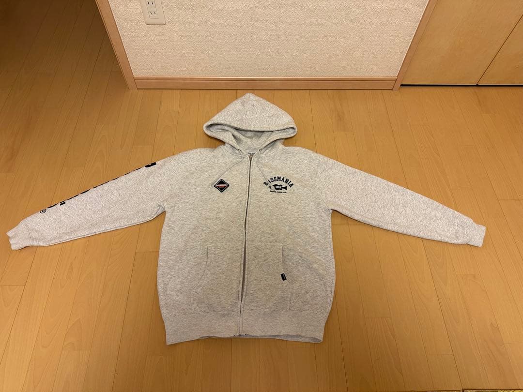 バスマニア　Logo Sweat Zip Parka [ASH GRY]