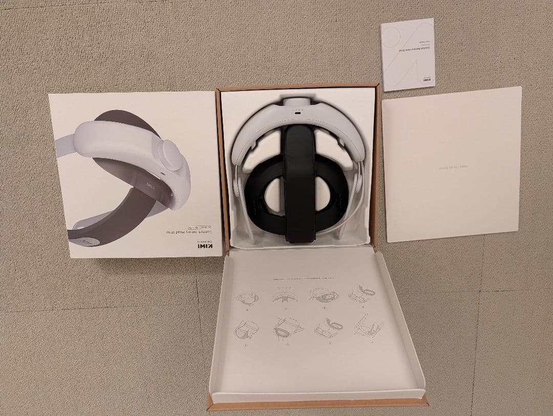  Quest 3S用AMVRフェイスカバー＆KIWIバッテリーストラップ