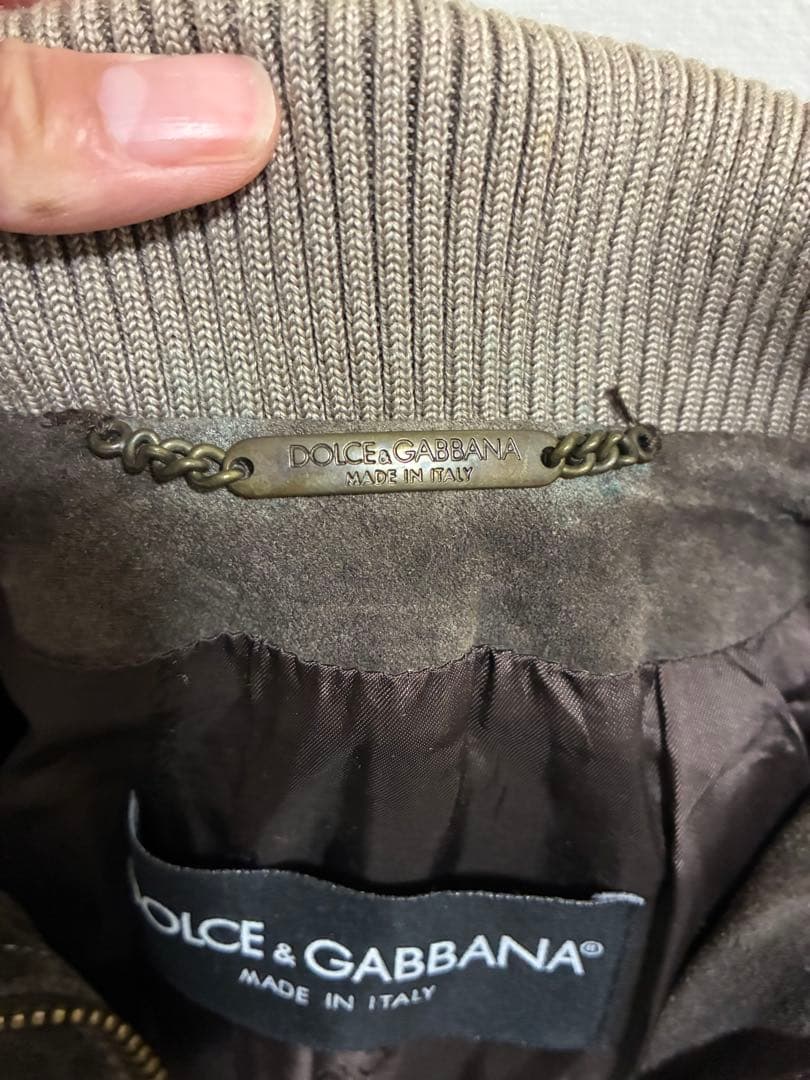 Dolce & Gabbana ブラウン スエードレザージャケット