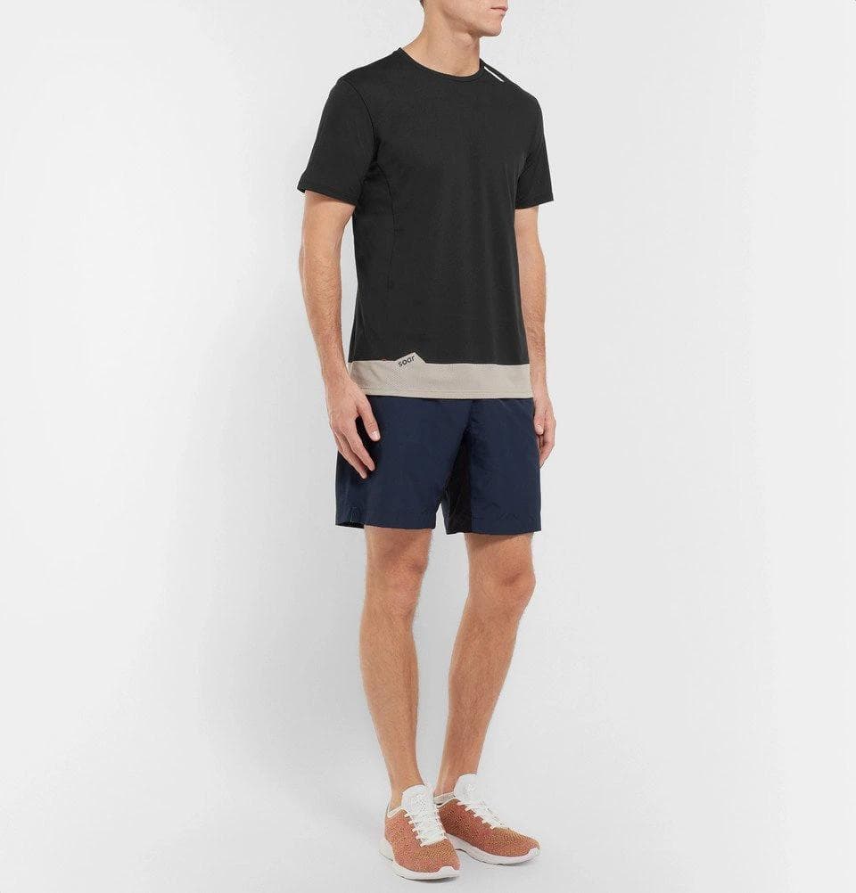 【極美品】Soar Running メッシュパネル ジャージー Tシャツ M 黒