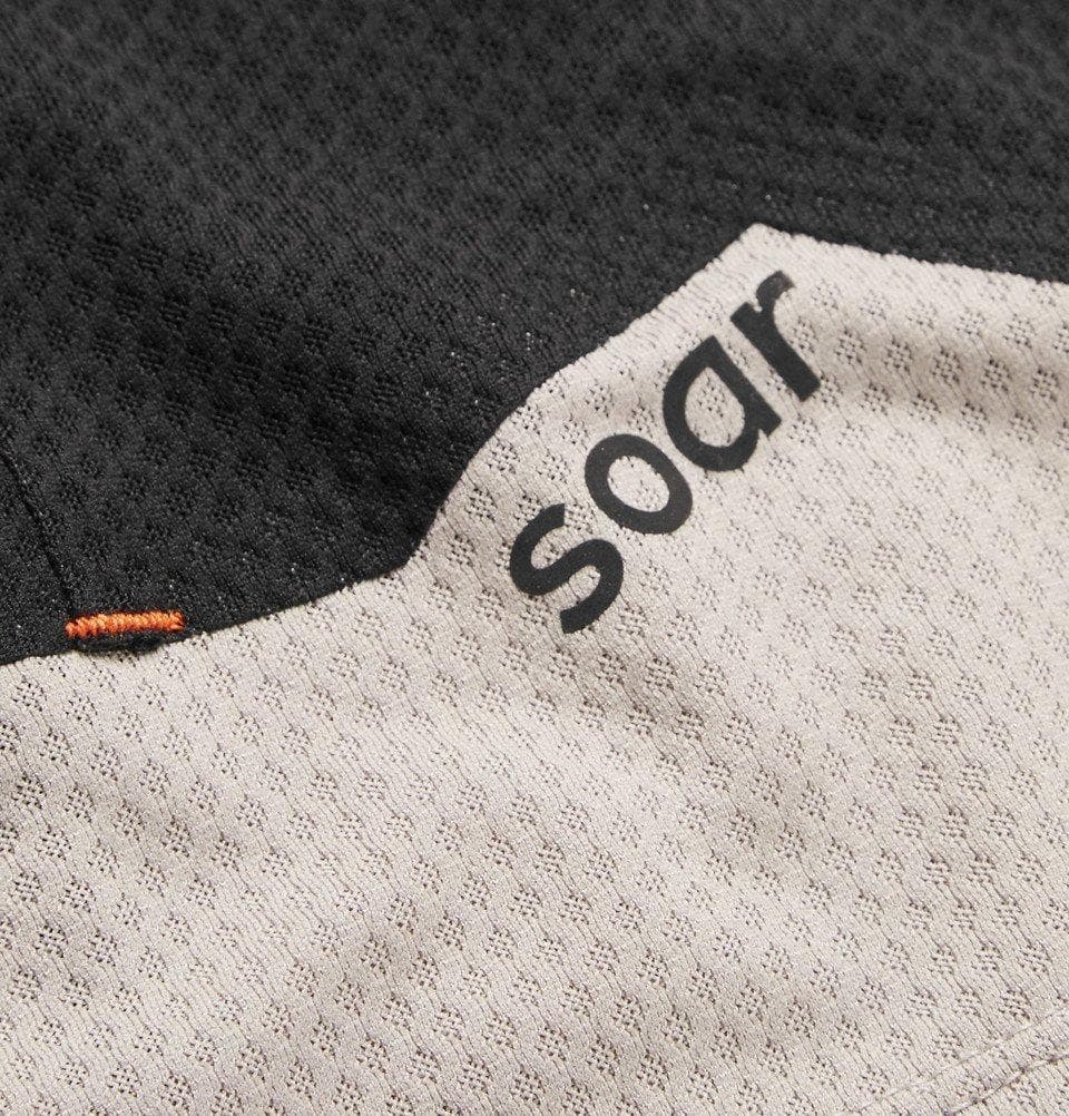 【極美品】Soar Running メッシュパネル ジャージー Tシャツ M 黒