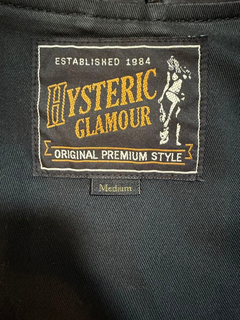 HYSTERIC GLAMOUR ブラック レザー シングルライダースM