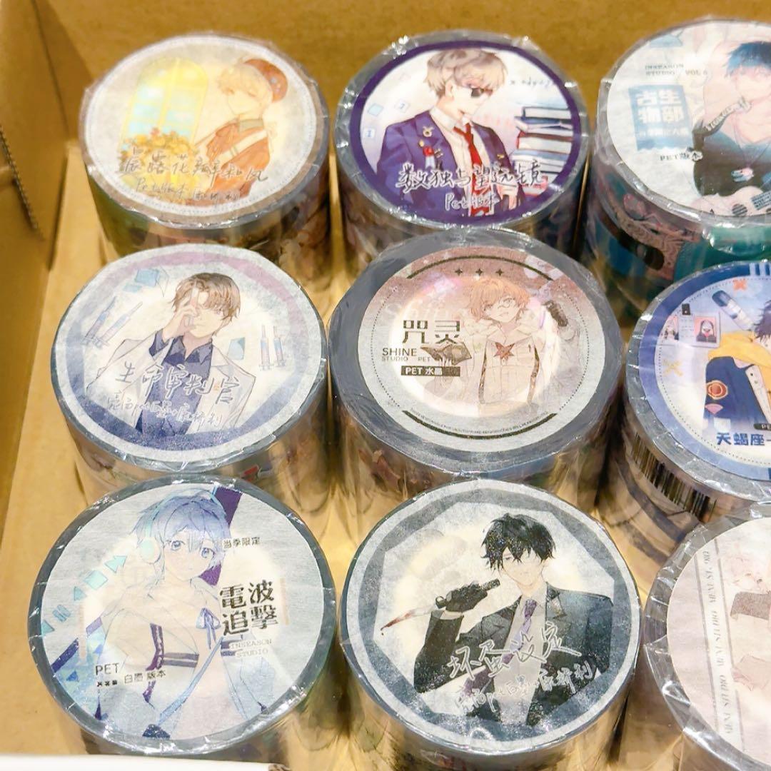 や*き様 【男の子セット】人物マステ 新品 海外マステ 14巻 まとめ売り