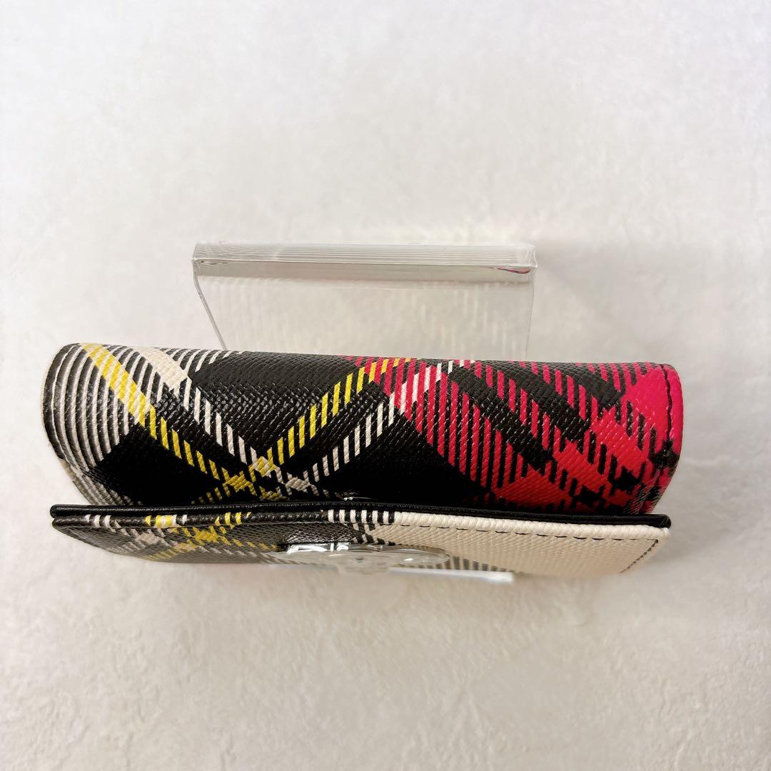 新品 Vivienne Westwood キーケース 4連チェック 箱　付属品付