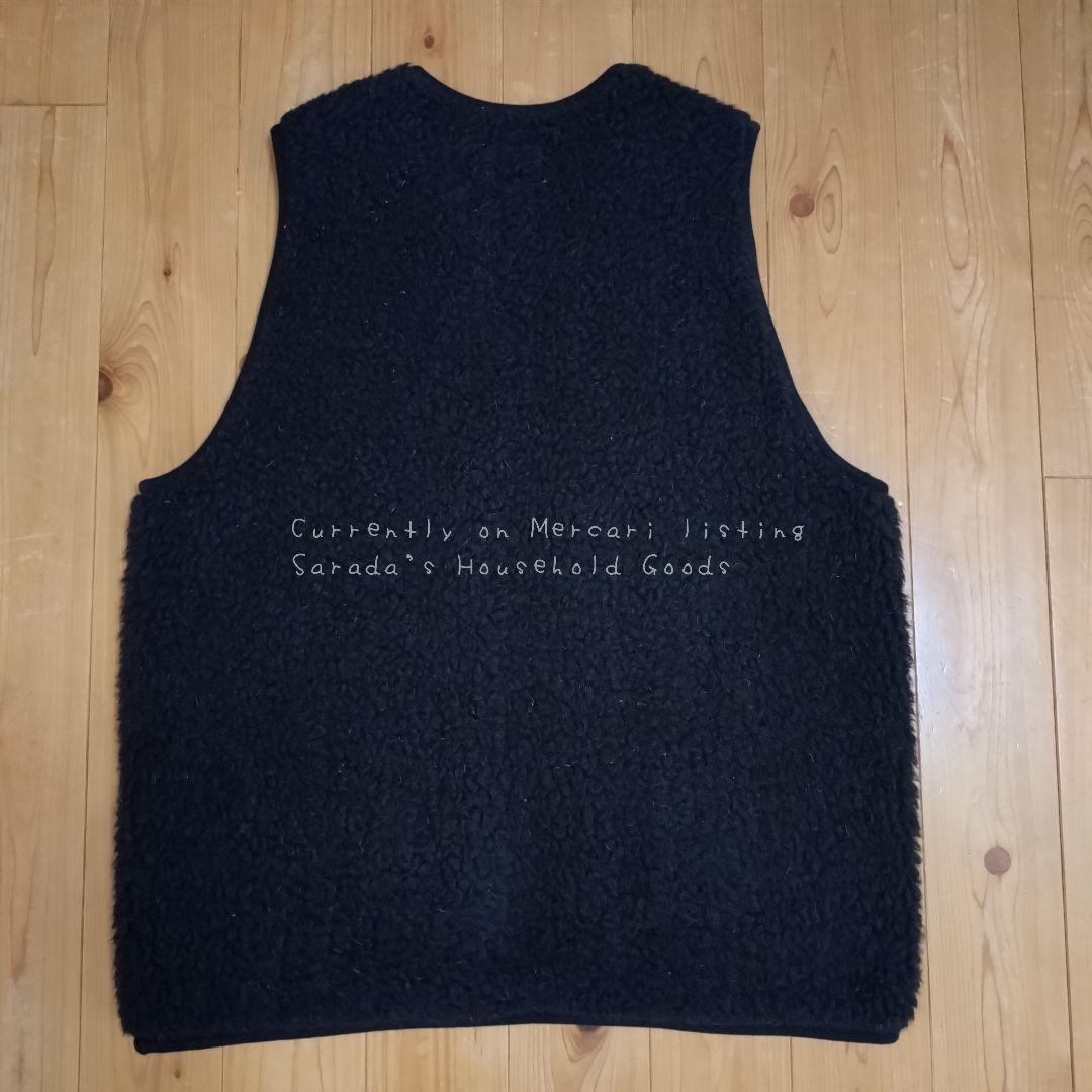 美品　COLD BREAKER　パイピングボアベスト　黒